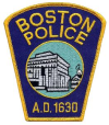 Boston police patch logo