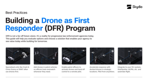 Building a Drone as First Responder Best Practices guide