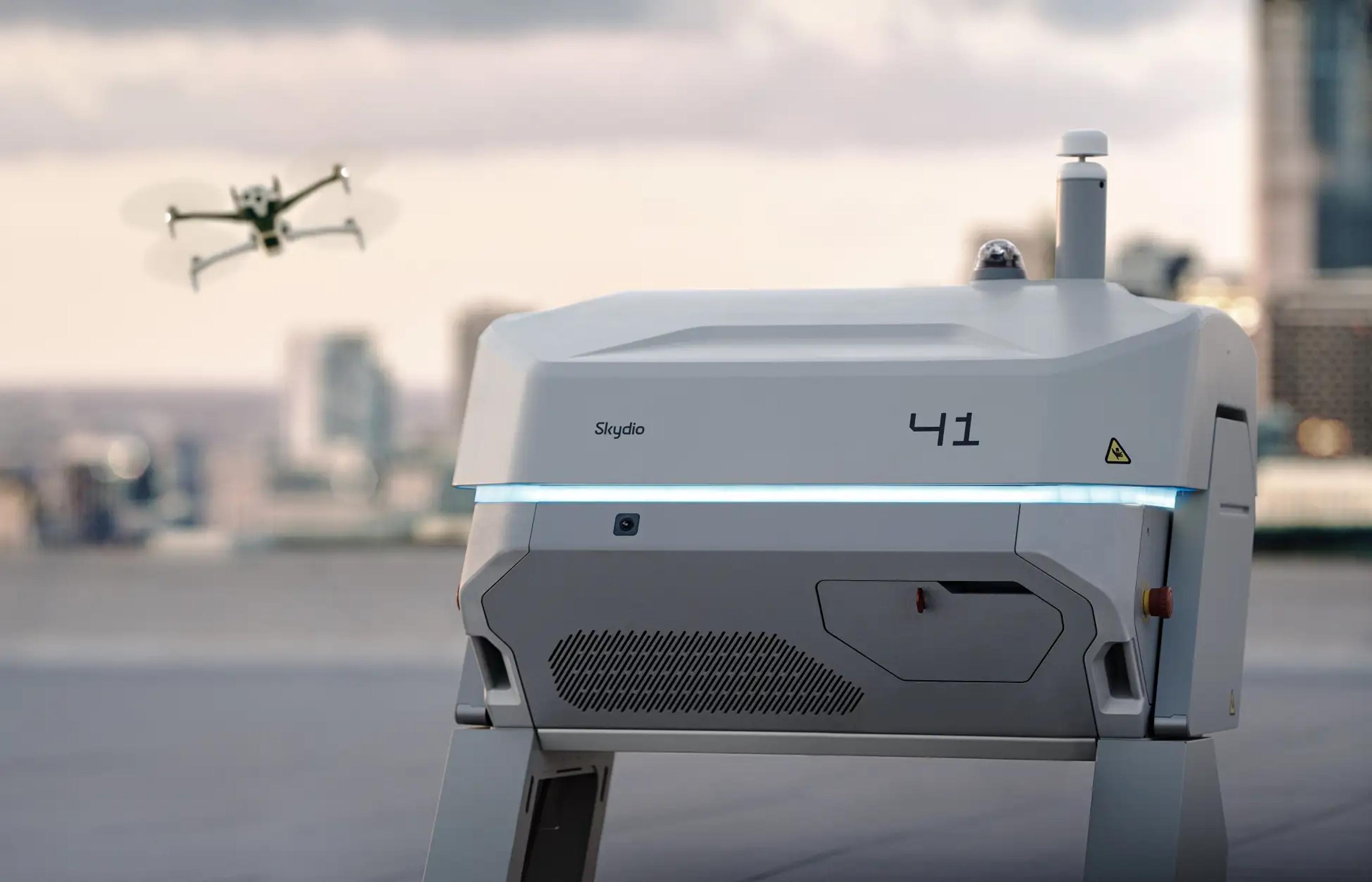 Skydio drone and dock
