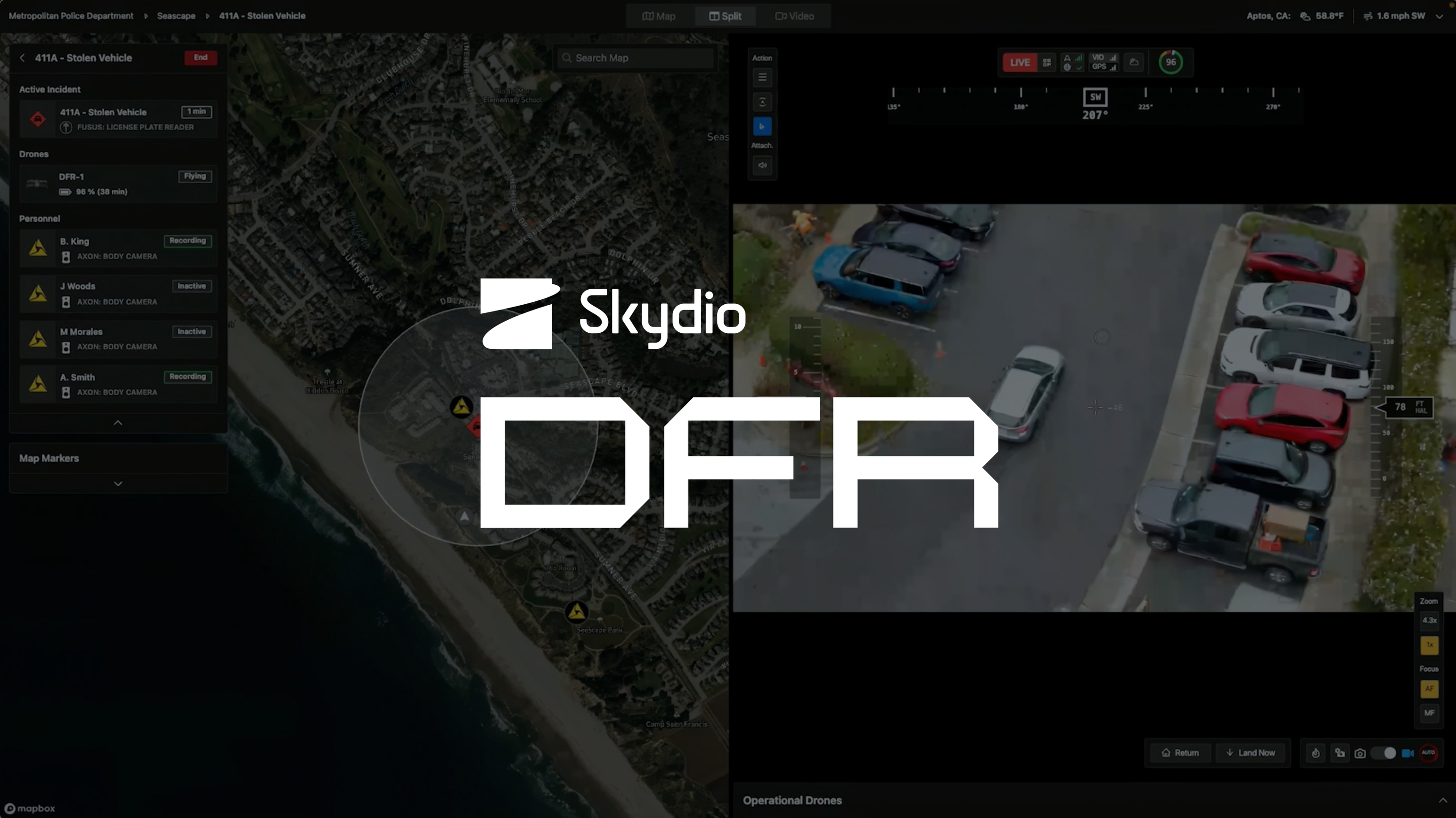 Drone as First Responder DFR Command Demonstration by Skydio CEO Adam Bry