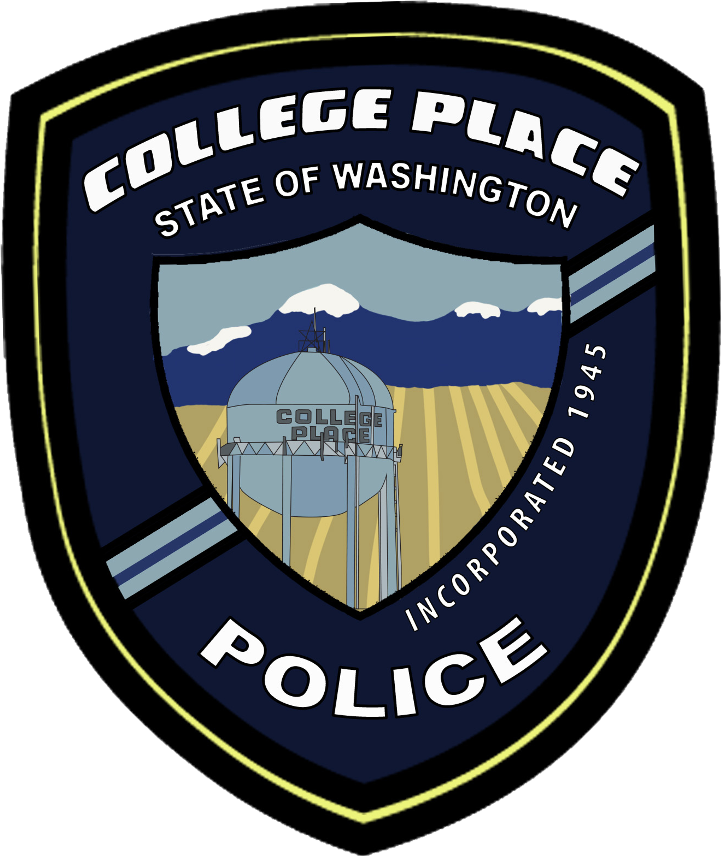badge of Skydio cusotmer State of Washington College Place Police 