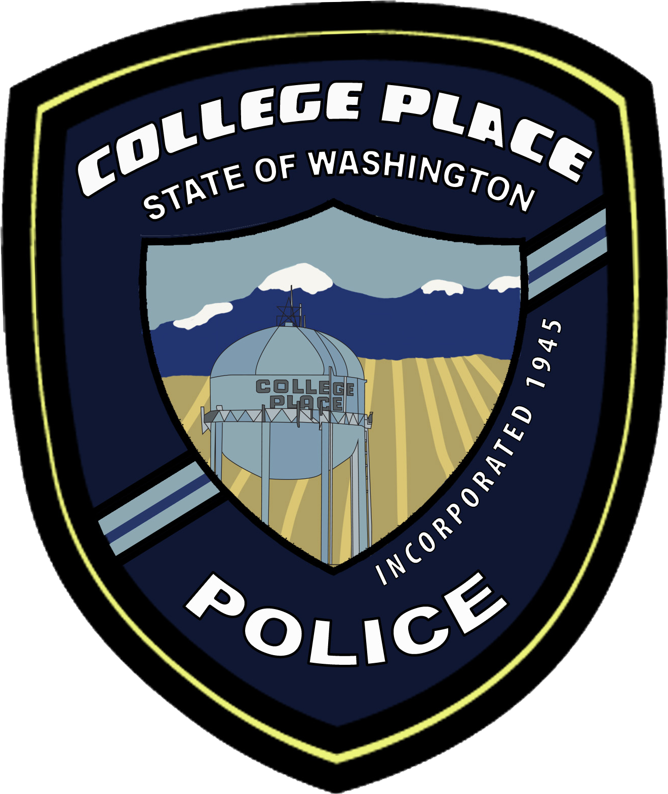 badge of Skydio cusotmer State of Washington College Place Police