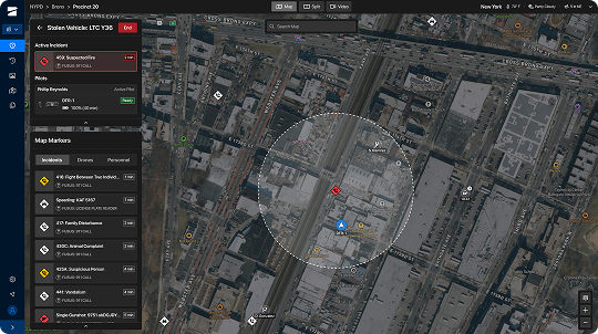 Fly a DFR Mission, incident alert to evidence upload