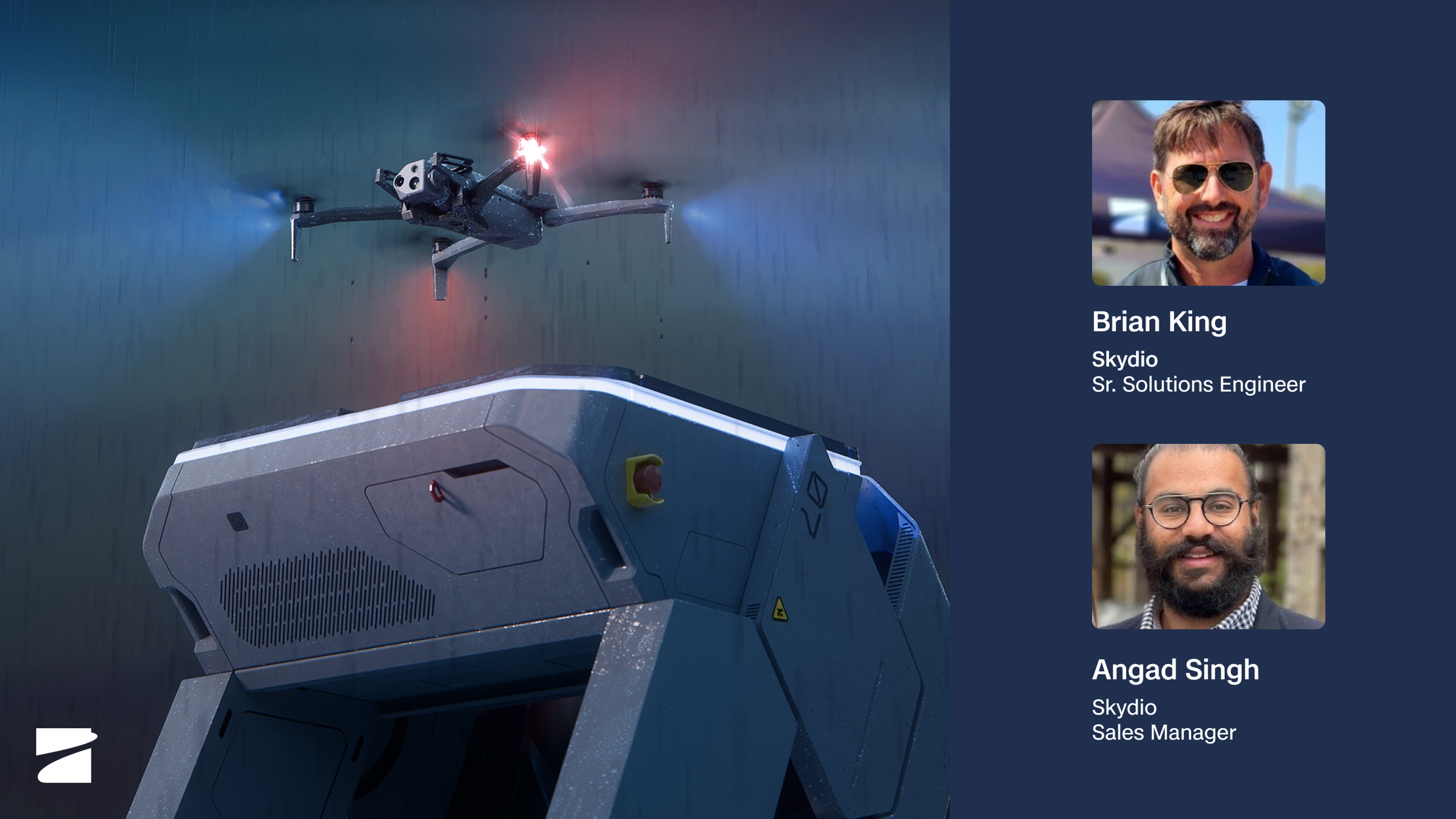 Skydio X10 police drone and Dock for X10 