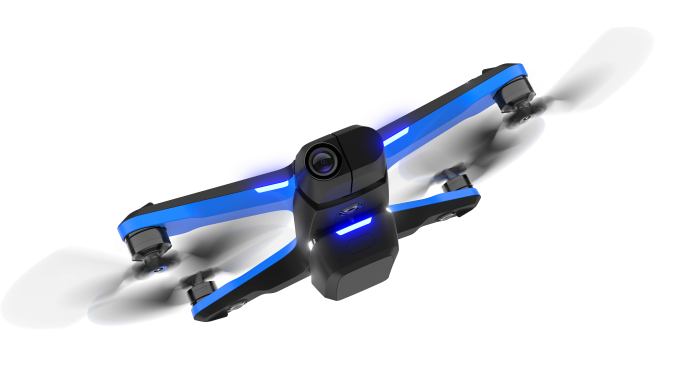 Skydio 2 drone transparent background