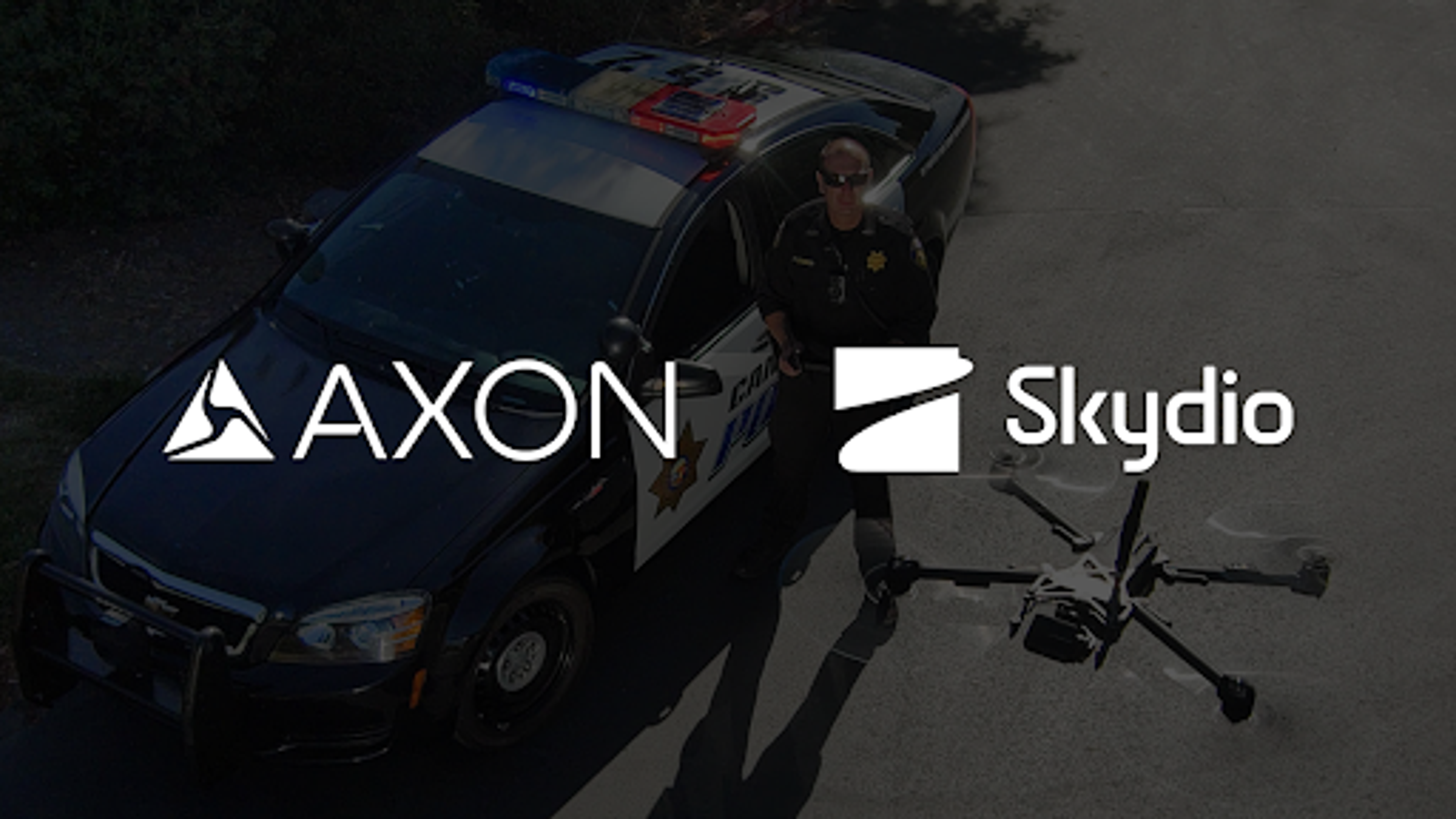 Axon and Skydio logos
