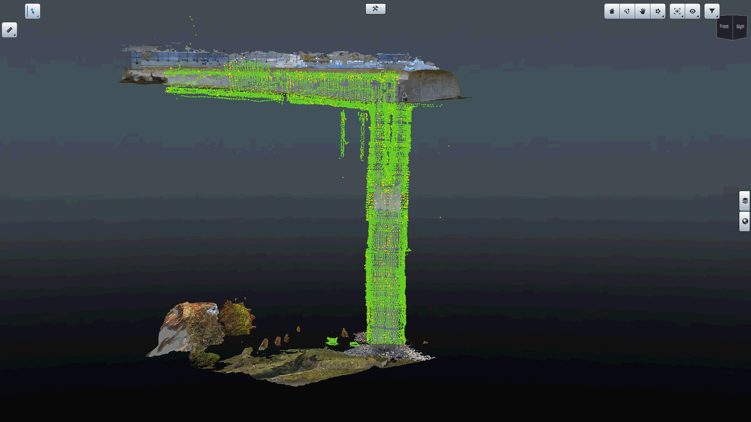 Ohio DOT Bridge Inspection with Skydio X10 3d model mesh point cloud