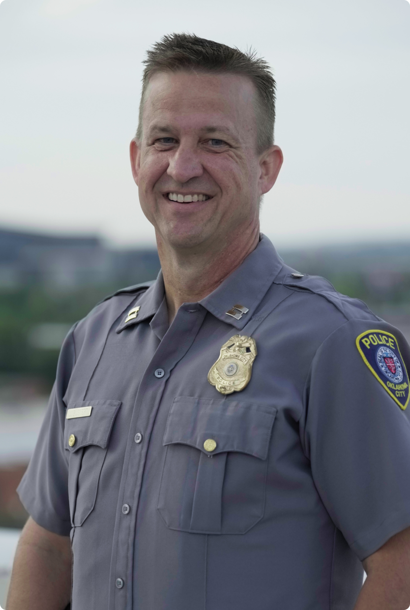 Captain Bussart OKCPD Skydio Customer portrait