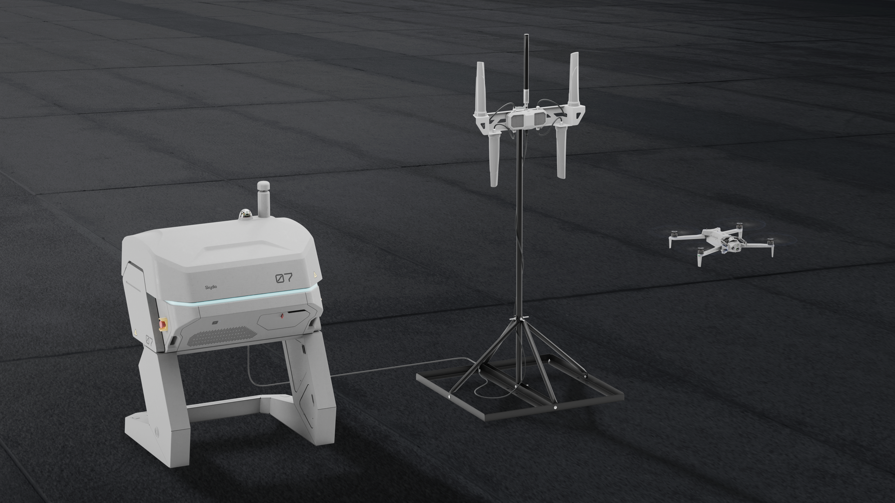 Skydio external radio extends network connectivity 