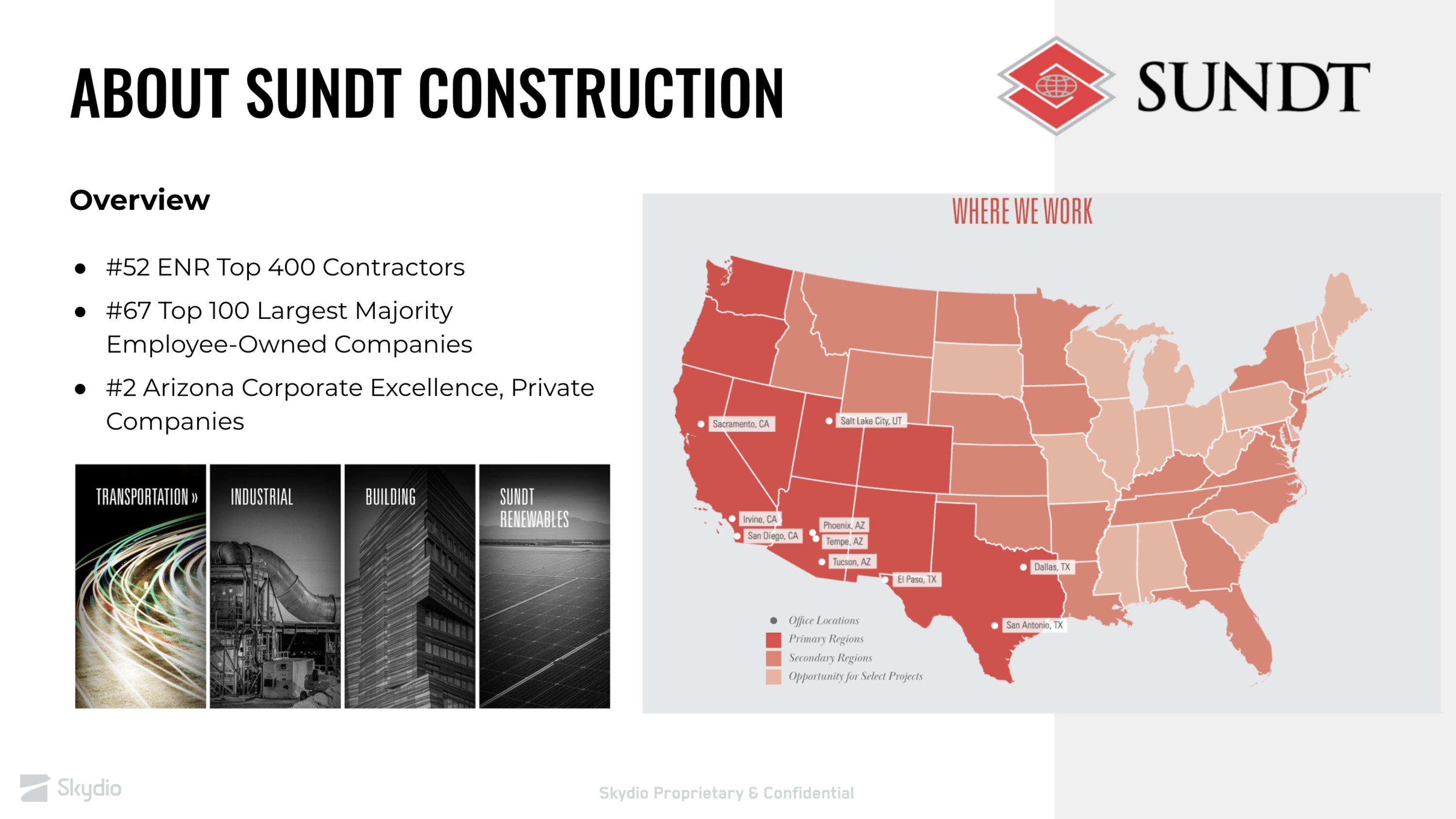 Sundt Construction: General Background