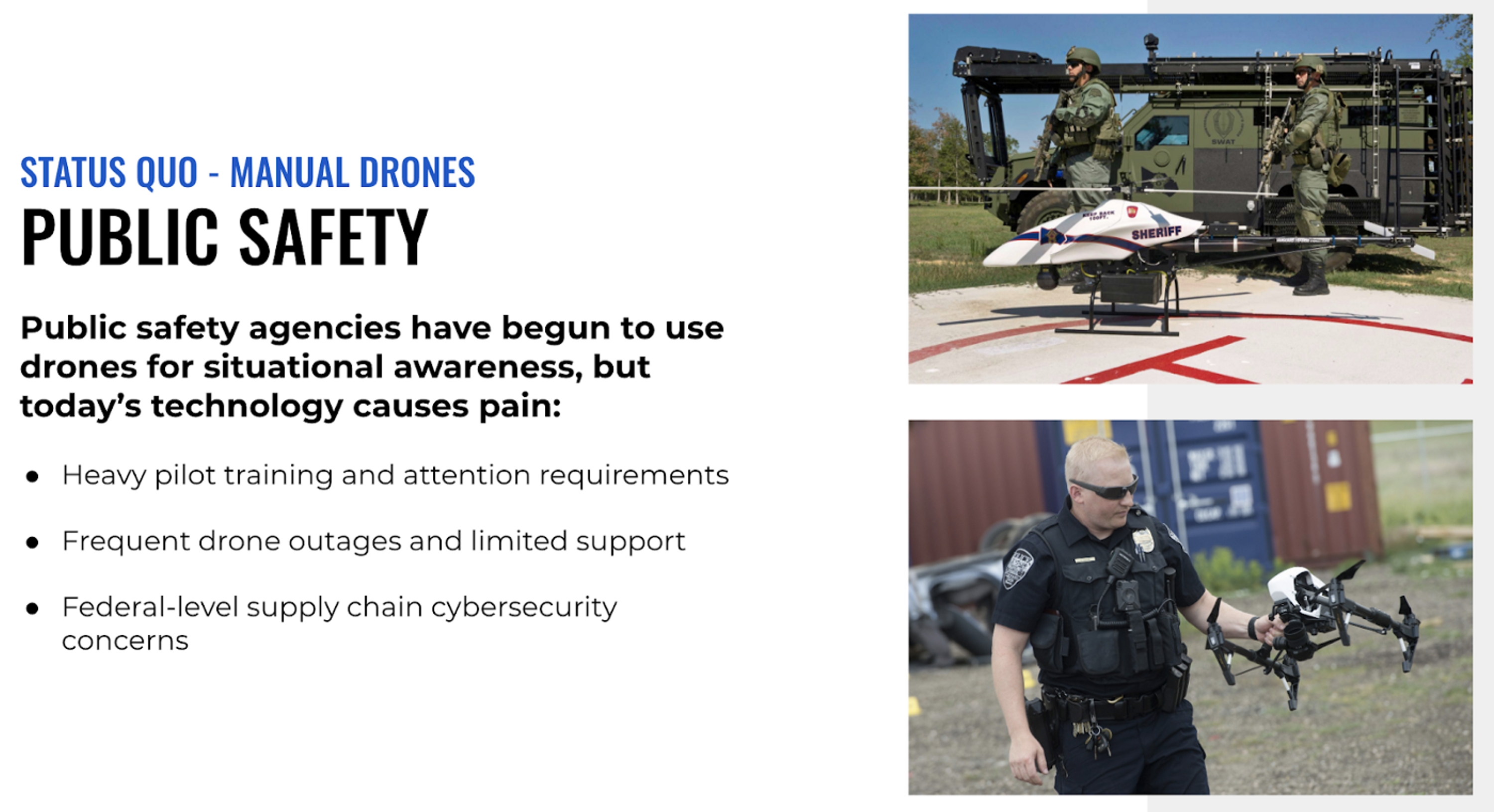 public safety drones police dji
