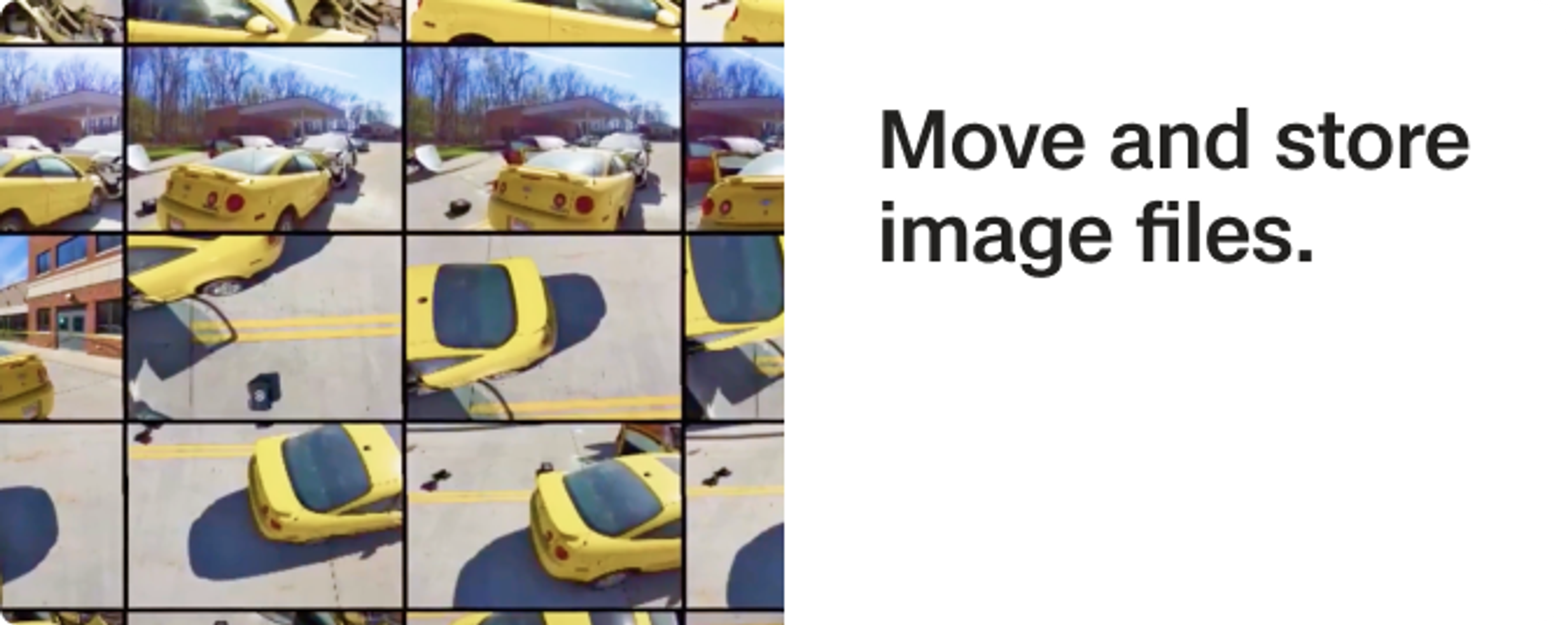 Move and store image files
