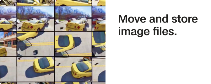 Move and store image files