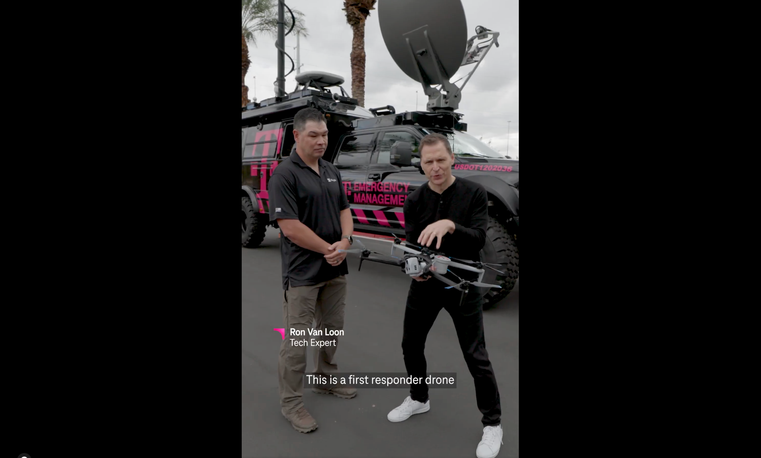 Skydio X10 used at las vegas Grand Prix for security and overwatch
