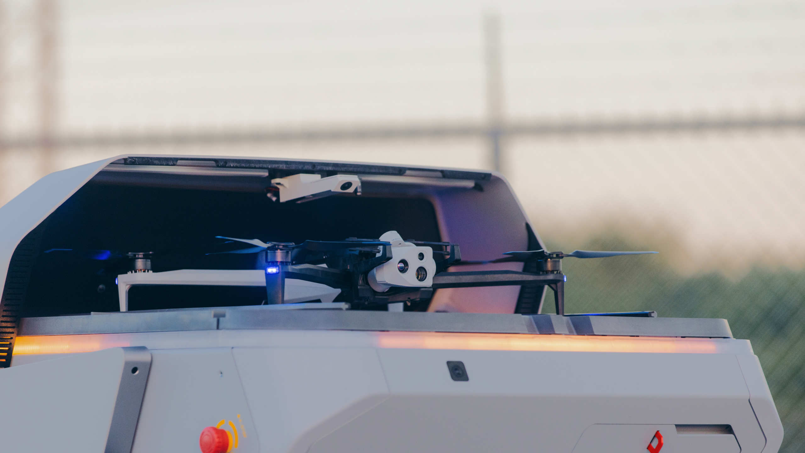 Skydio X10 drone on Dock