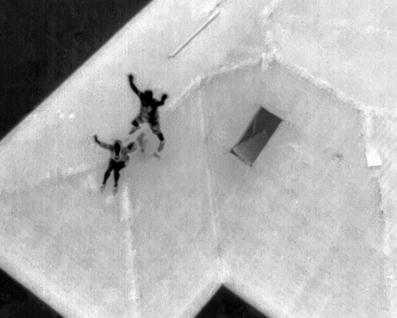 Drone Search and Rescue Operation at Night Thermal