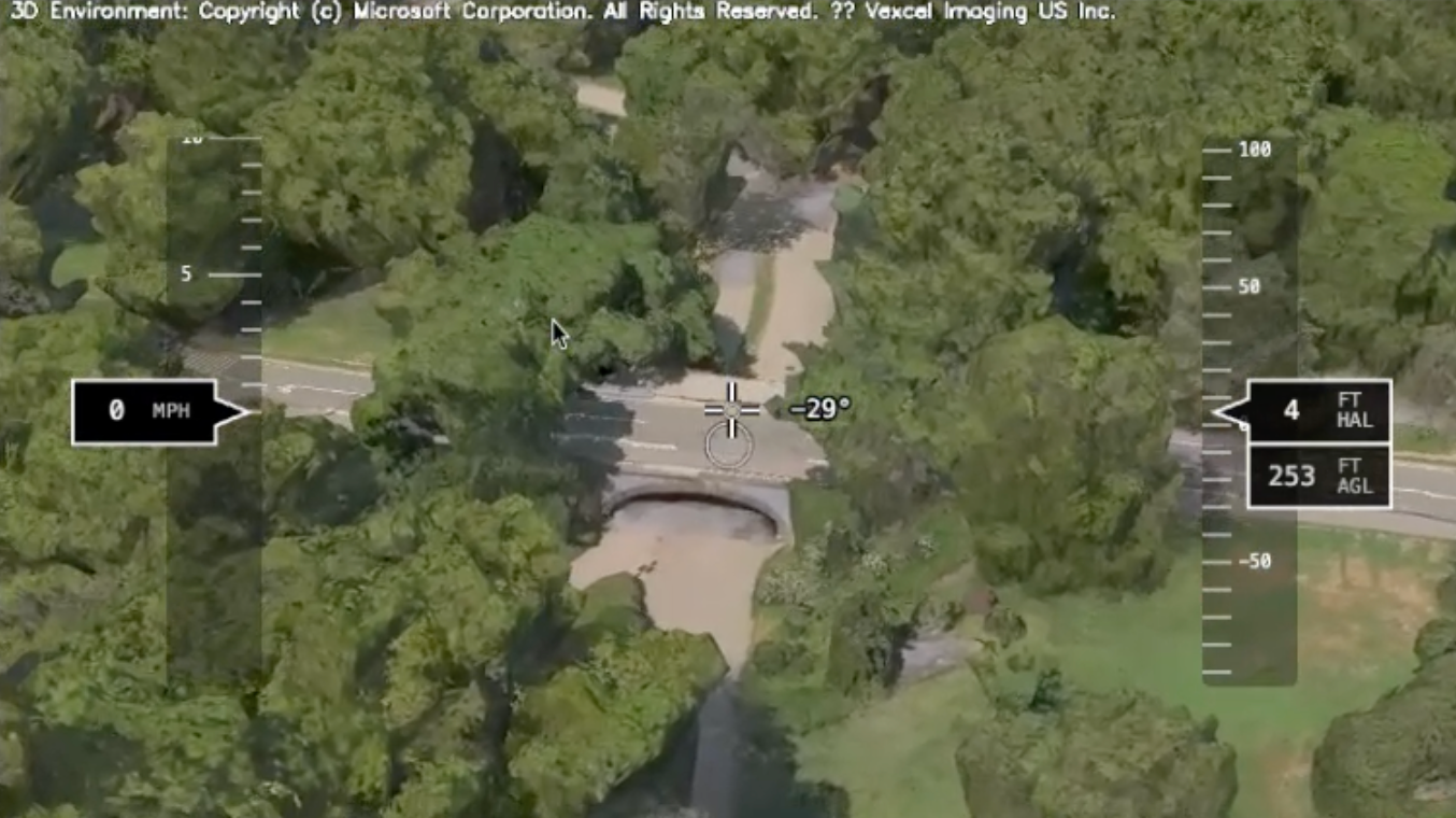 Zooming into a bridge area