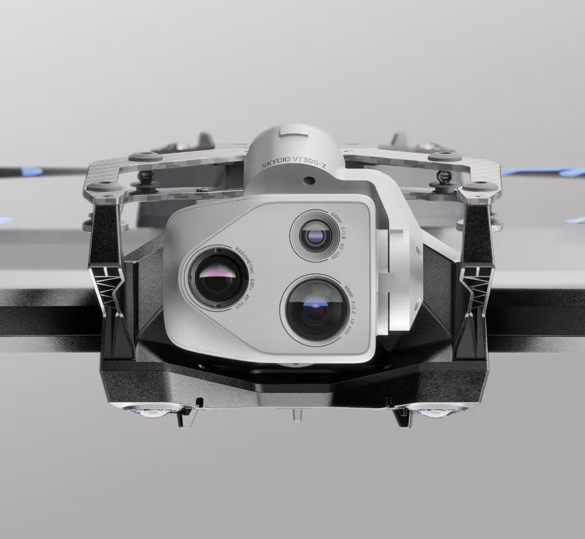a camera on a Skydio X10