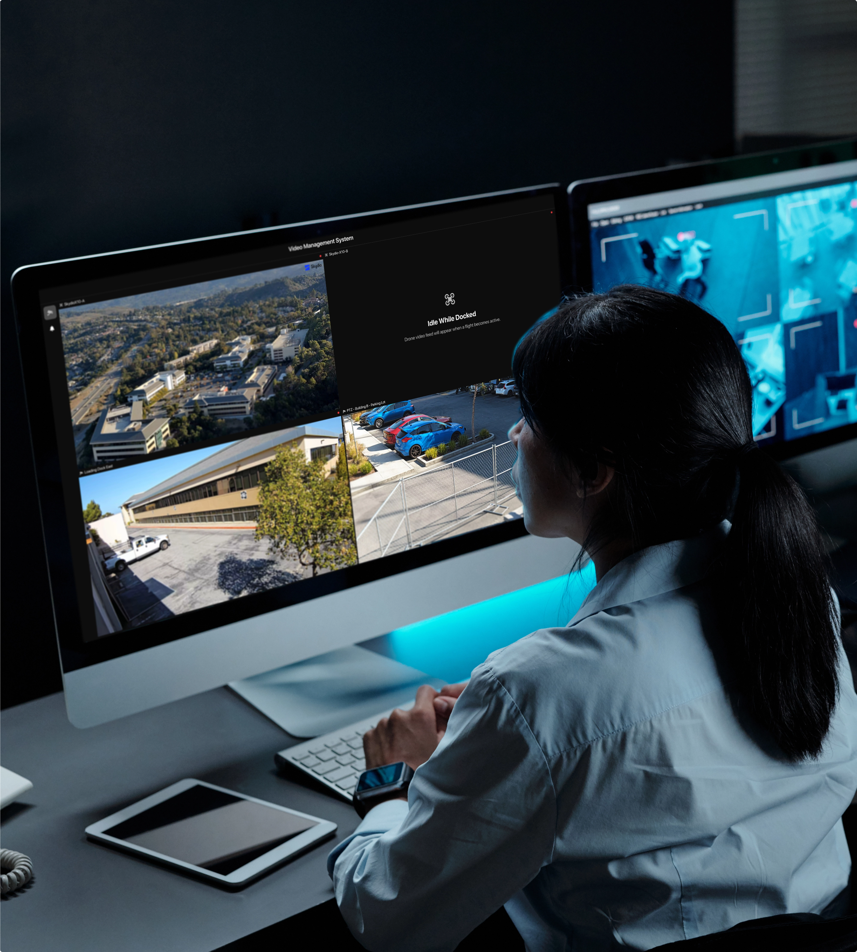 your drone feeds integrate into you shared VMS system