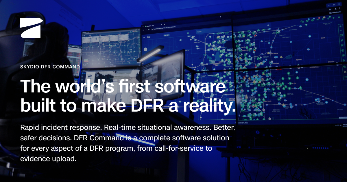 Skydio DFR Command website preview