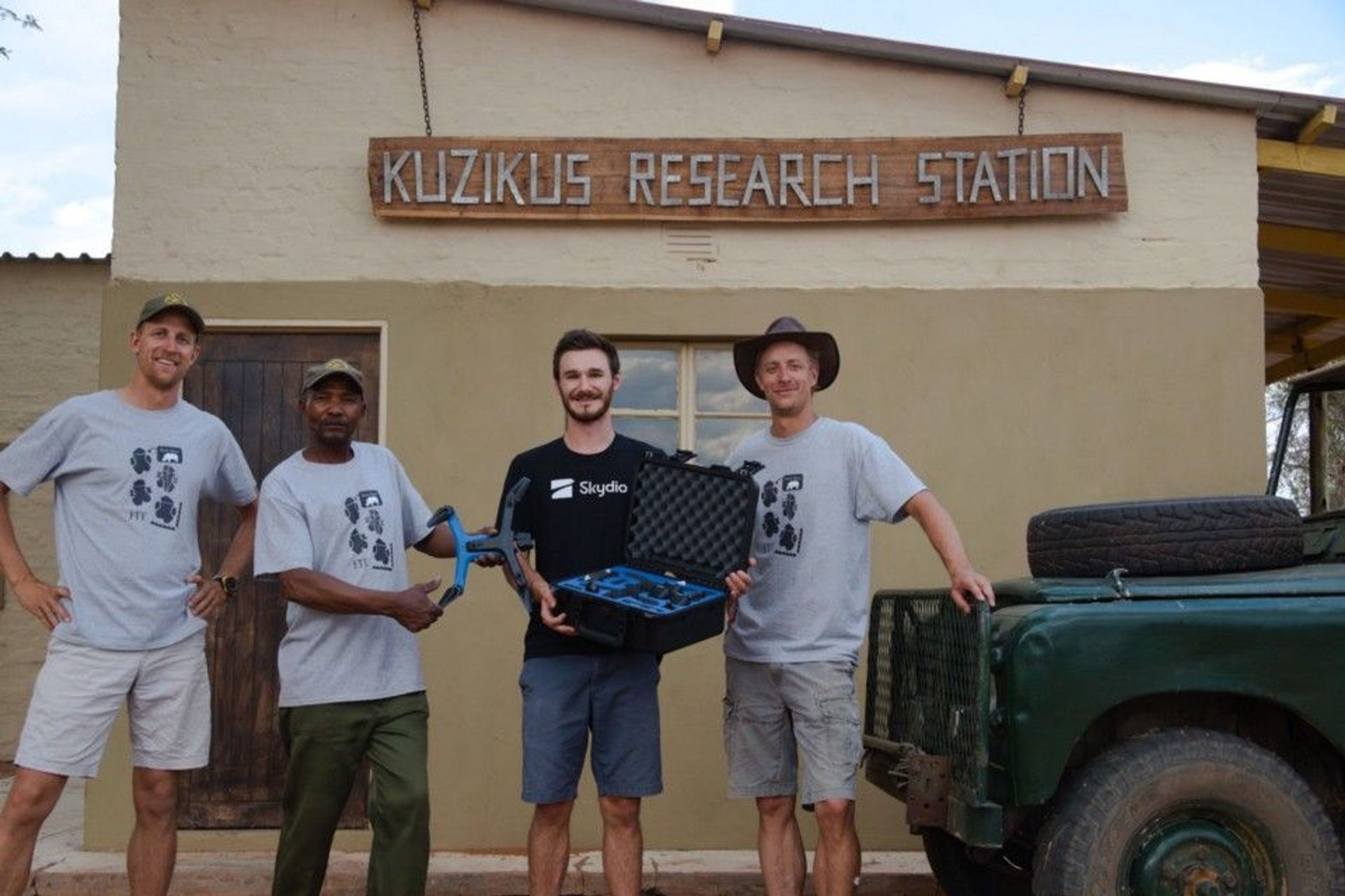 From left to right: Friedrich, Chous, Jeremy, Berend.