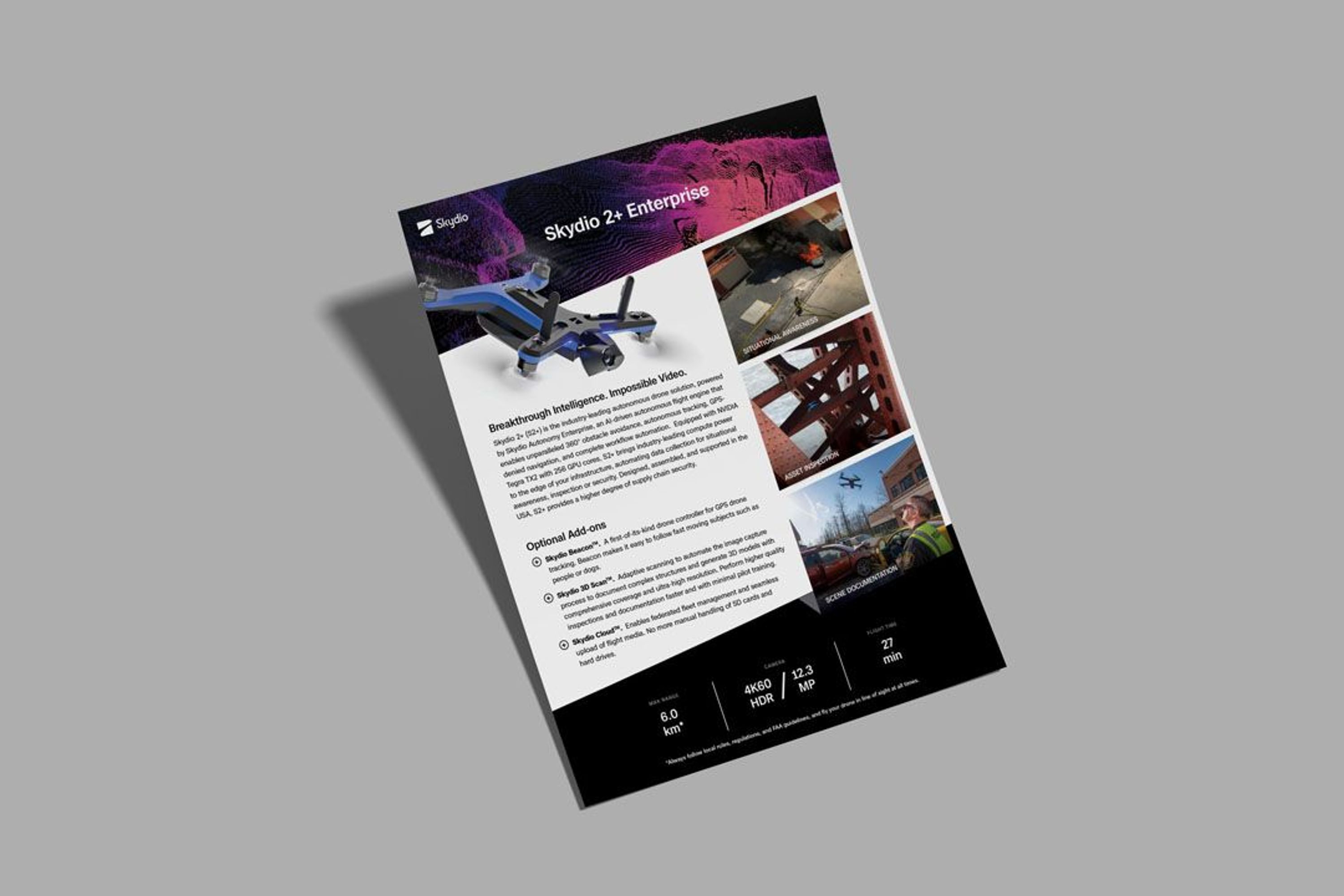 image of Skydio S2+ data sheet