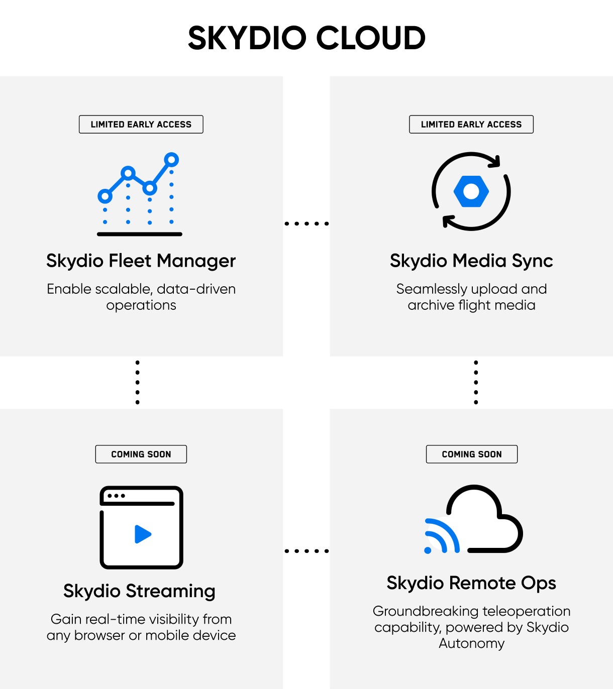 Skydio cloud diagram services