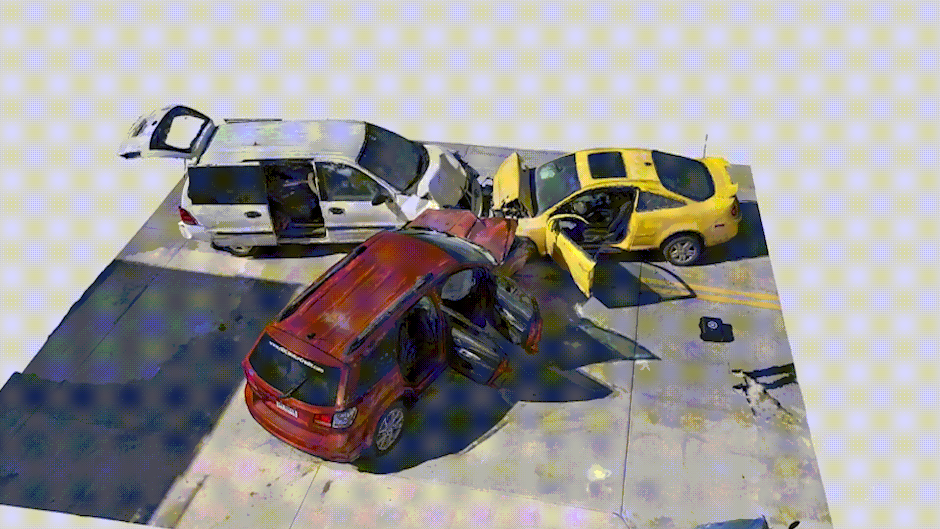 car 3D drone scan