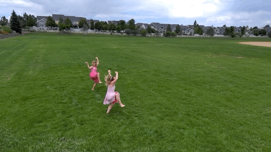 Skydio ladies dancing with Skydio 2