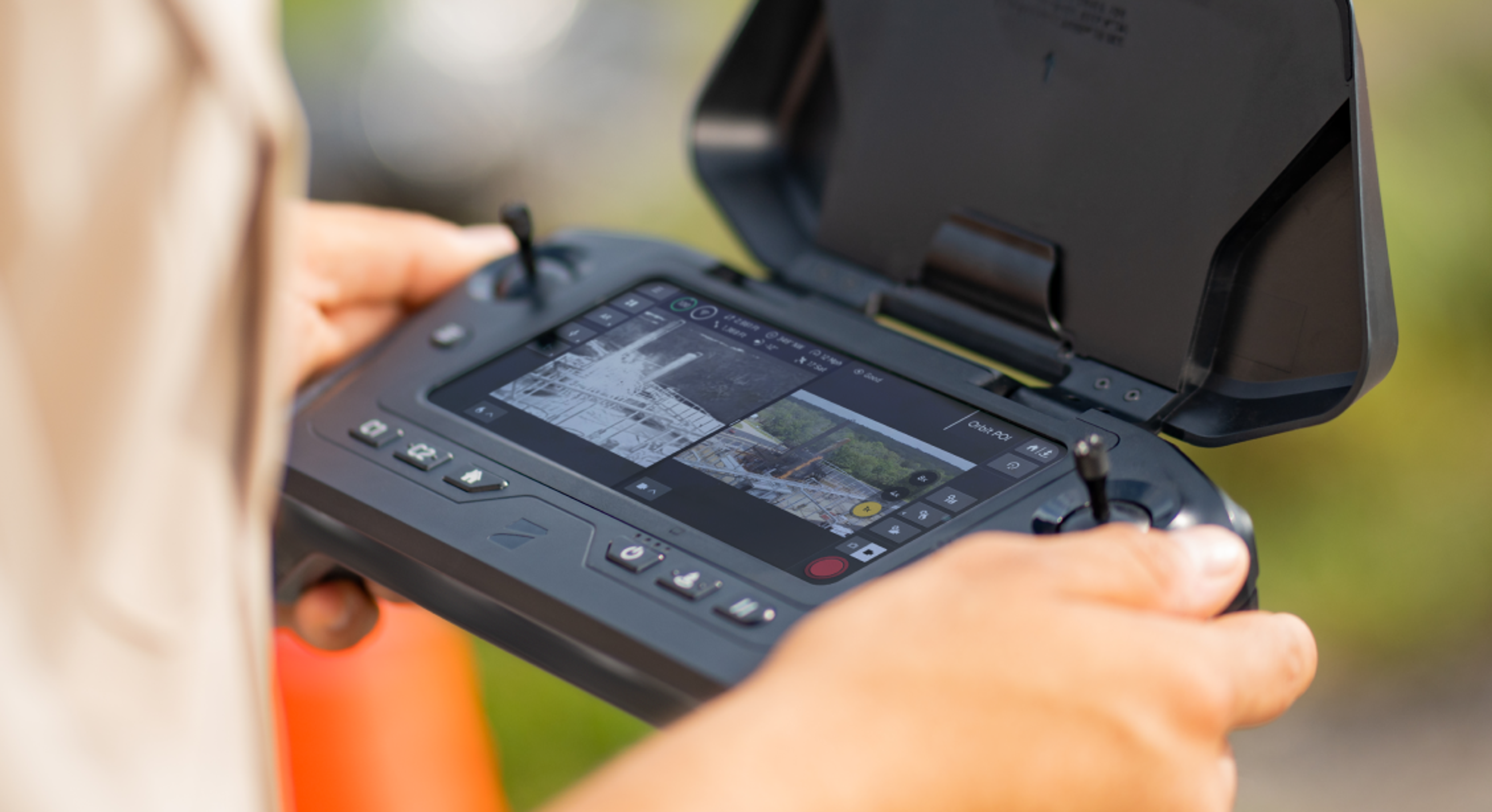 a Skydio drone controller