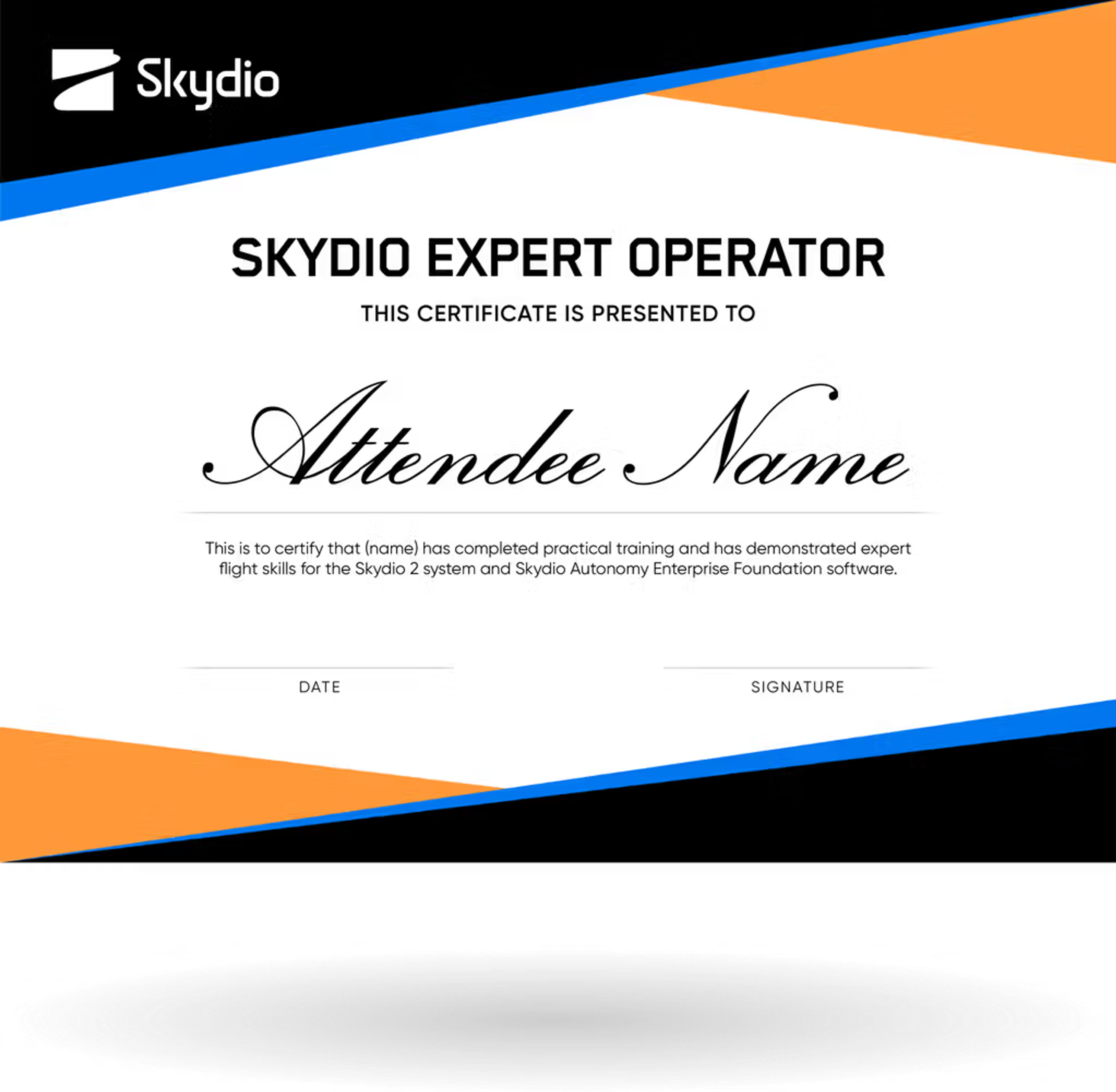 Skydio Expert Operator Certificate
