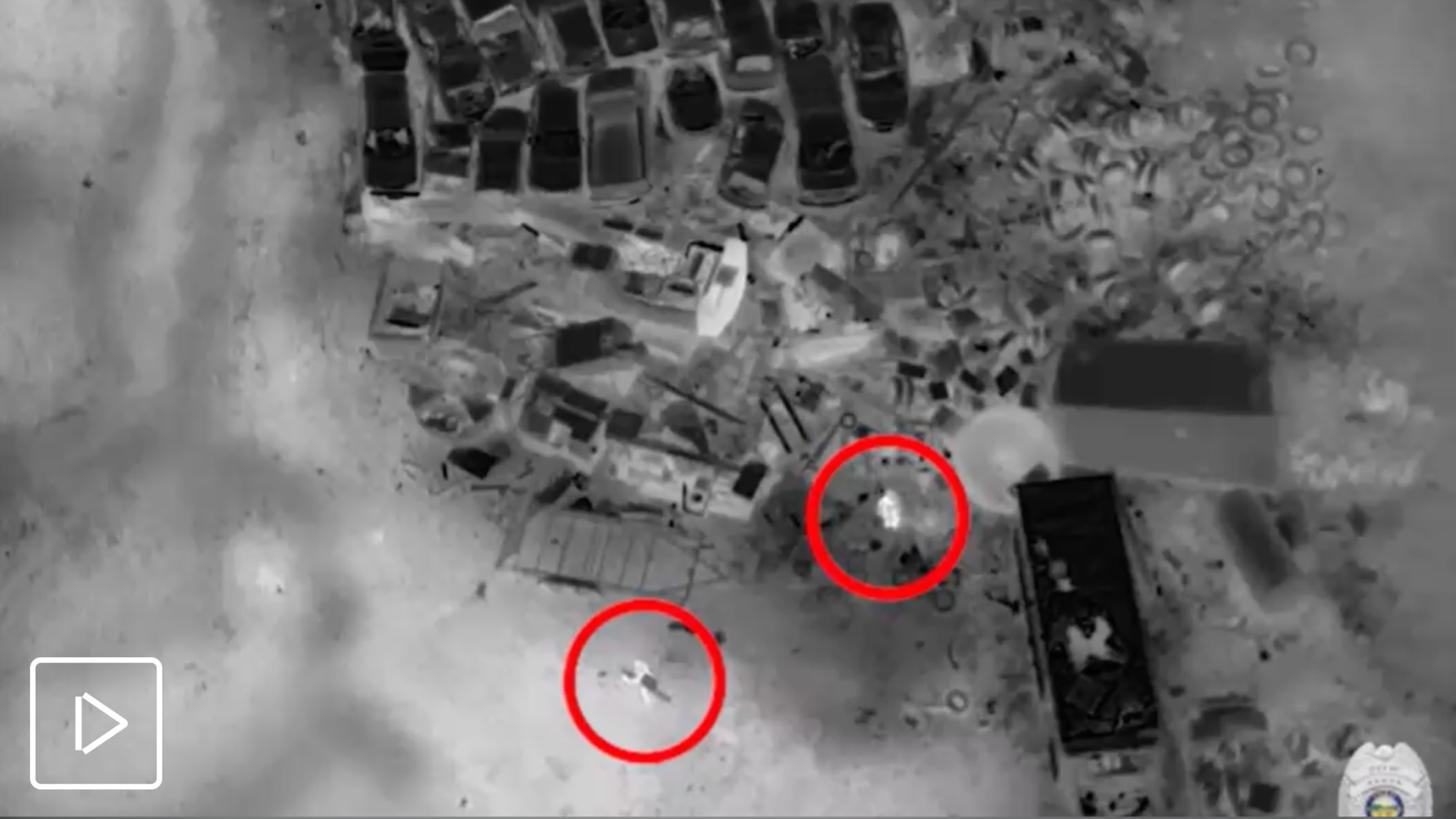 thermal image from Skydio drone