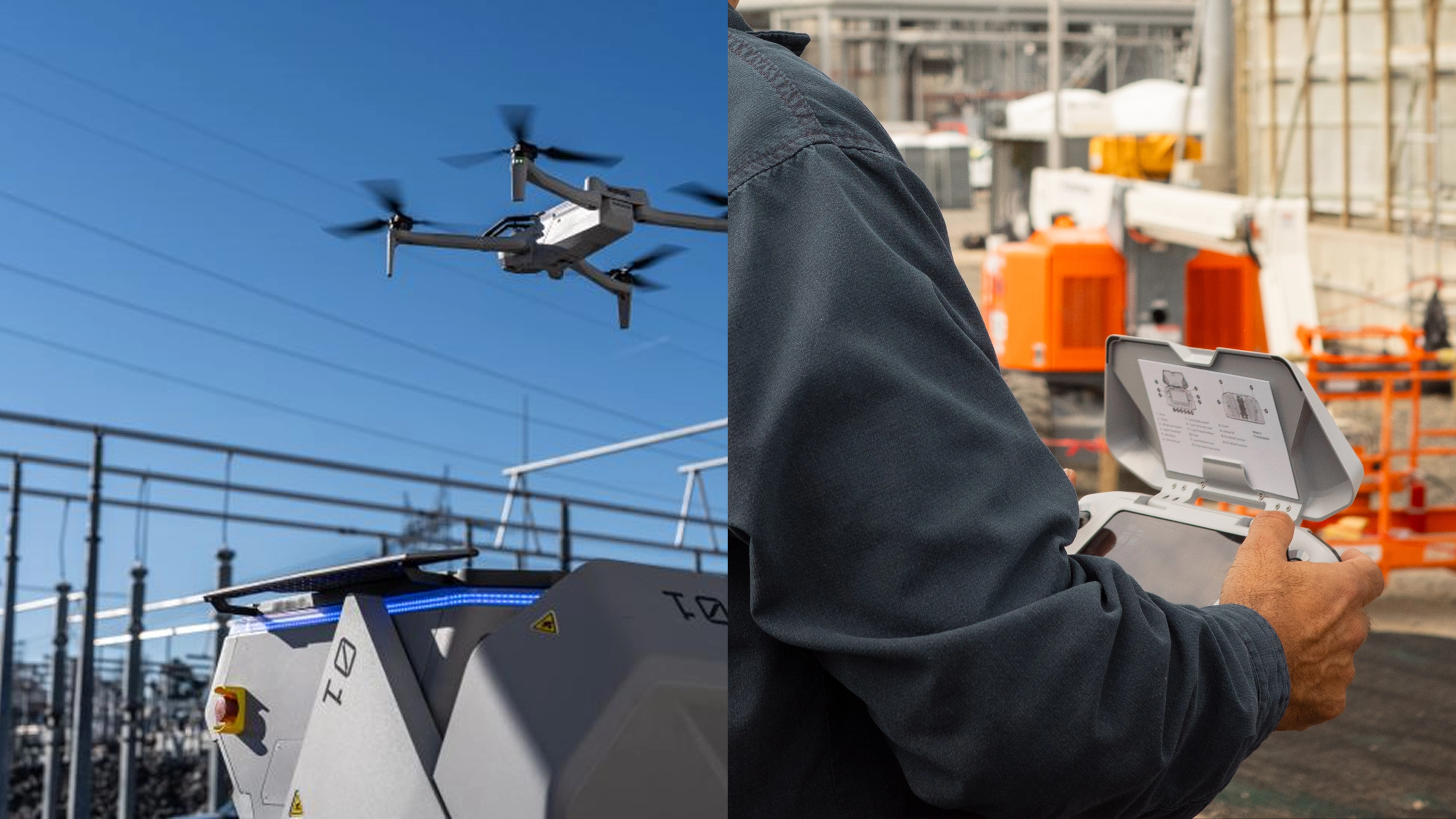 Skydio missions from asset command can be deployed autonomously for a dock or by pilot with controller 