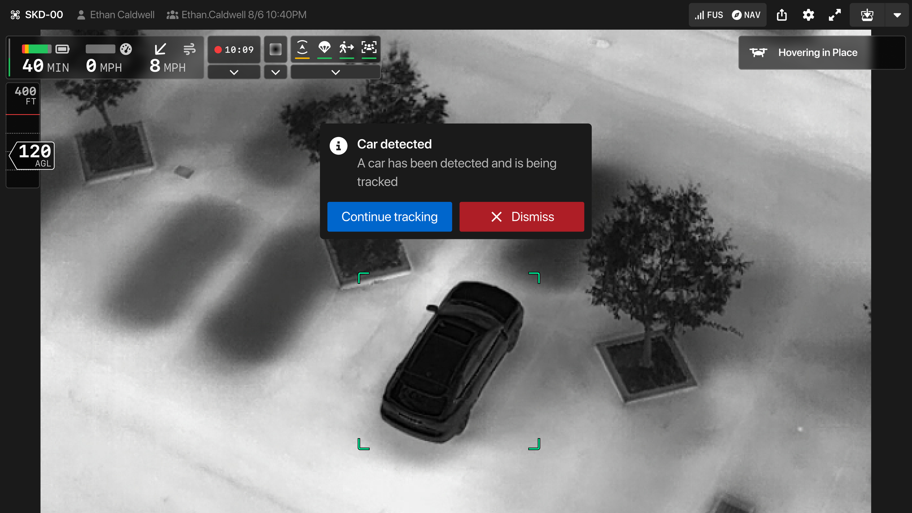 detect cars people and more with Security Command auto detection feature