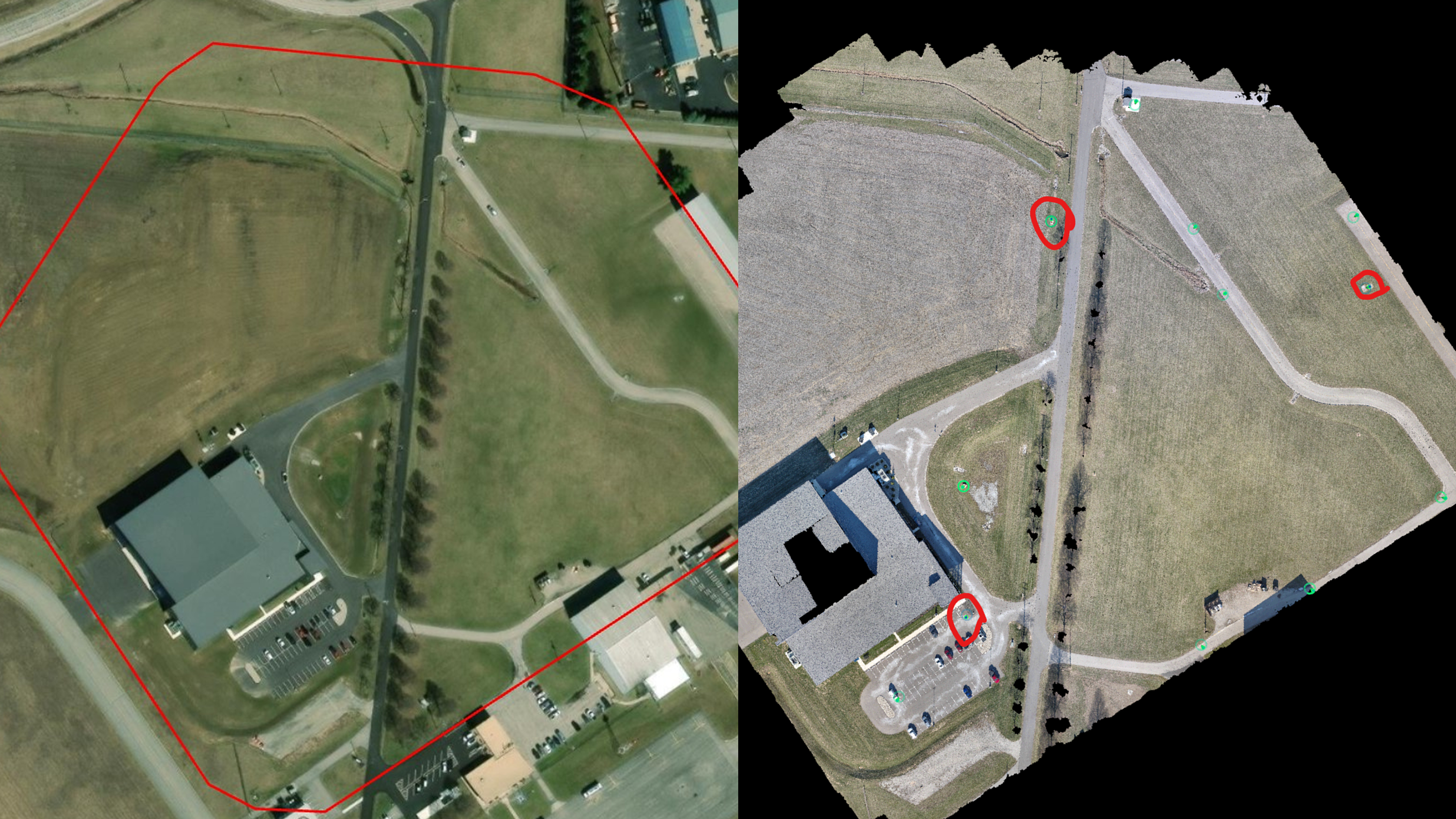 Ohio DOT site construction monioring with Skydio X10 with RTK attachment