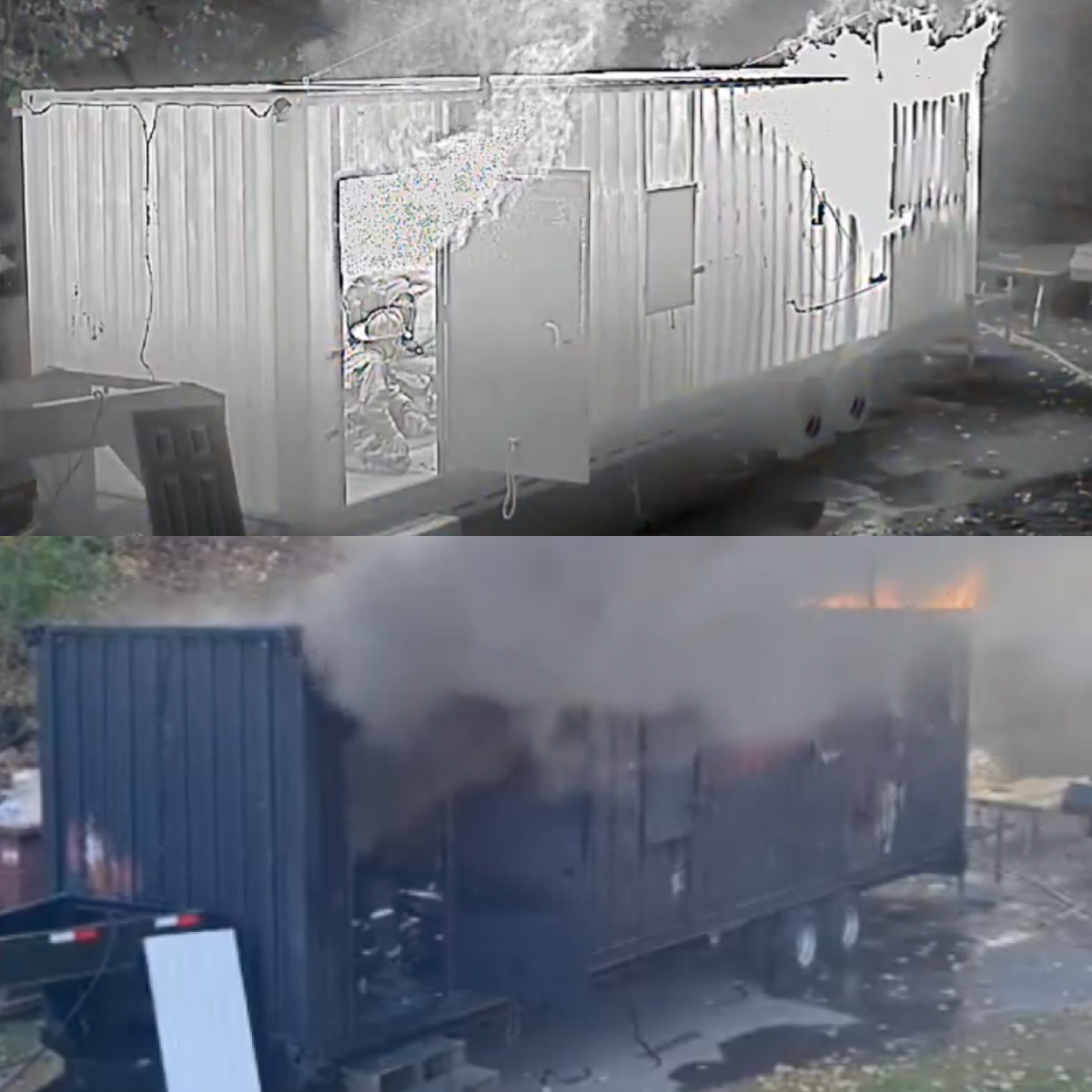 Use appliations and integrations to collect evidence of fire source and spread