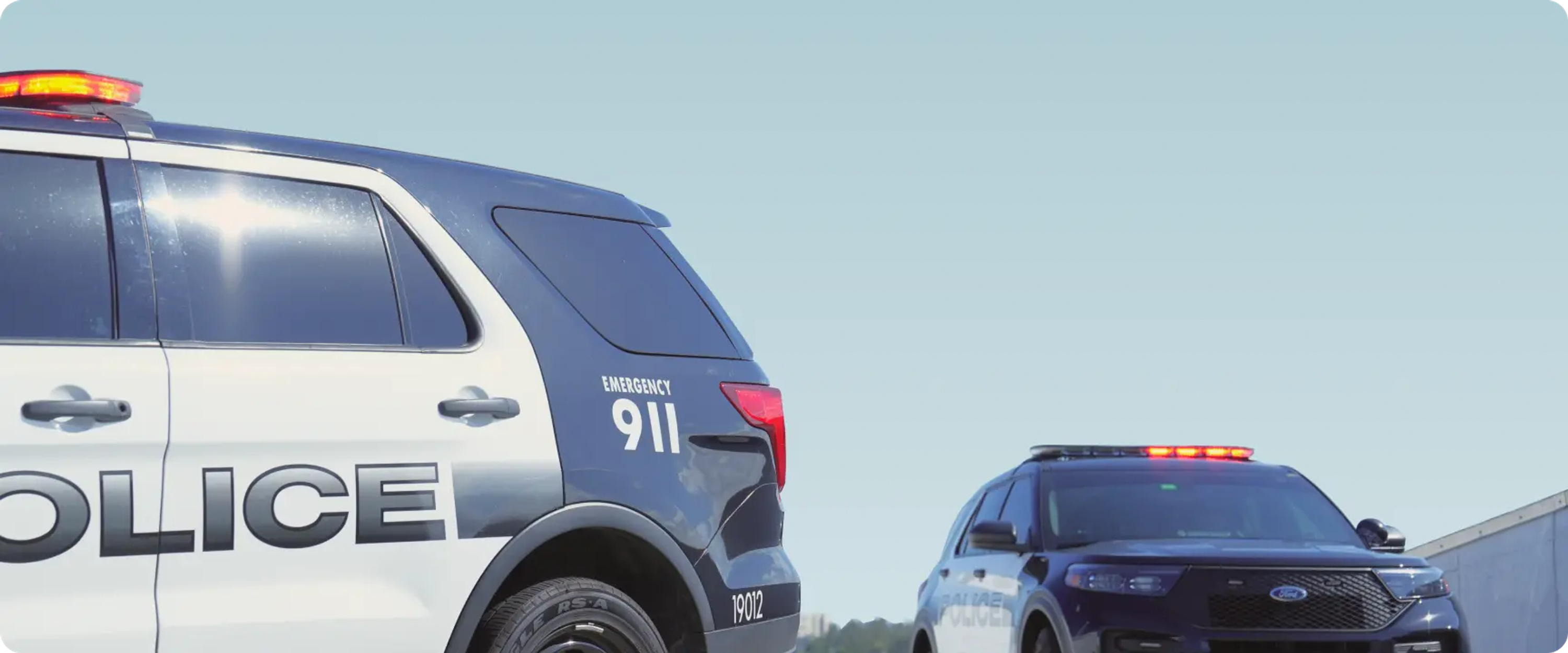 police vehicles