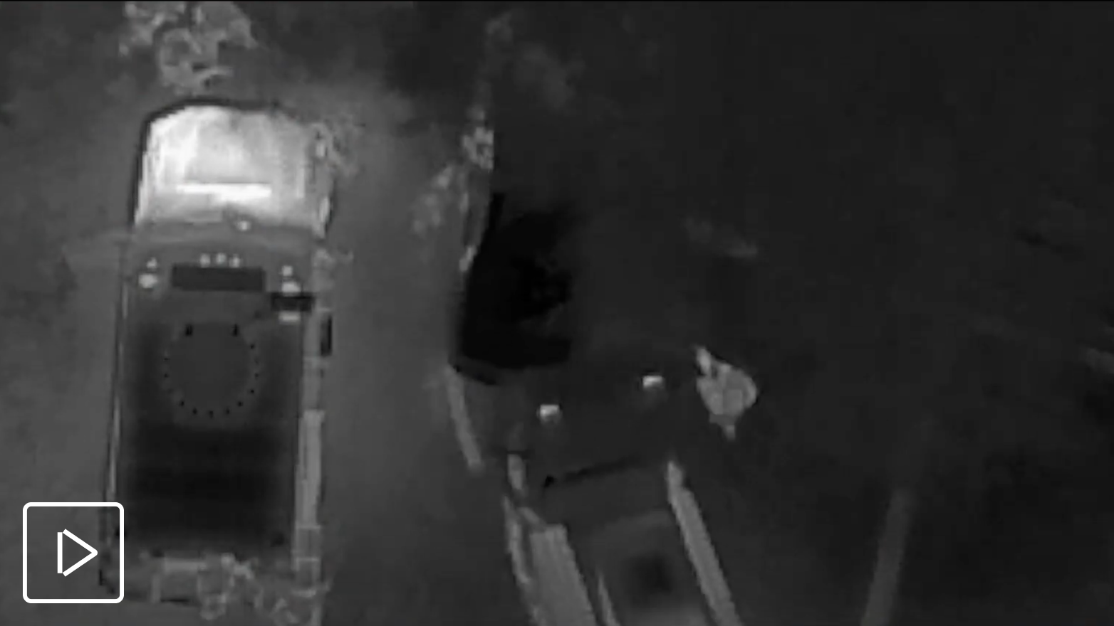 thermal image from Skydio drone