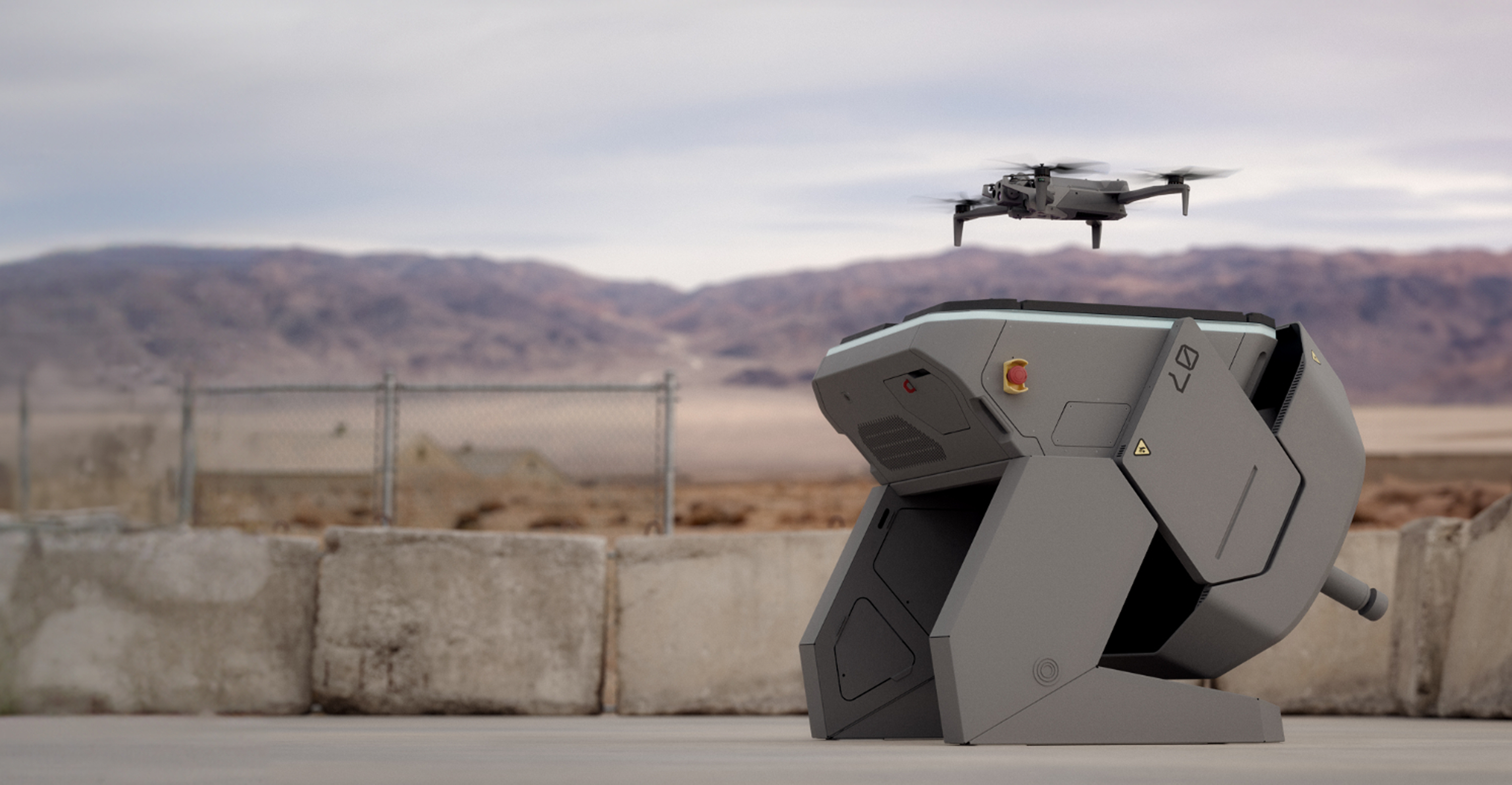 Skydio Dock installed at remote US boarder location to help facilitate automated site security and incident response 