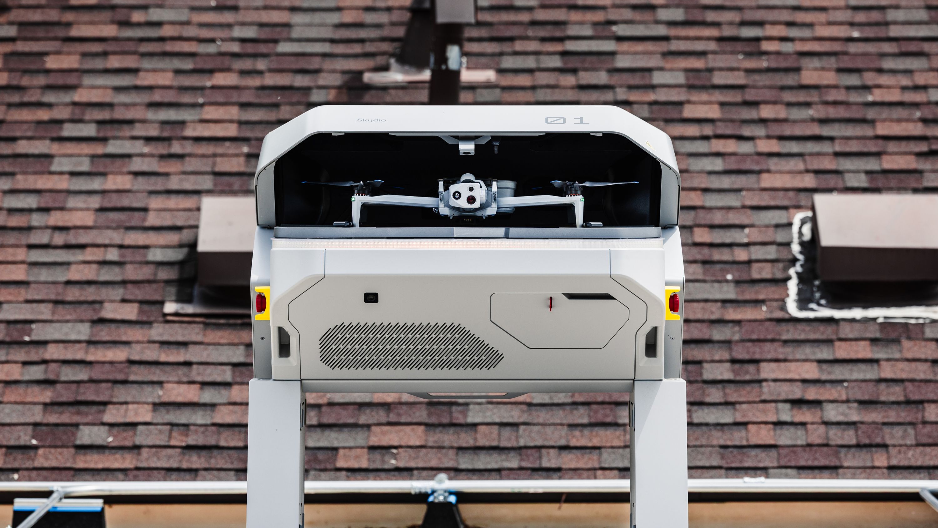 Skydio Dock for the X10 on a rooftop
