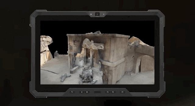 Battle damage 3d model skydio x10
