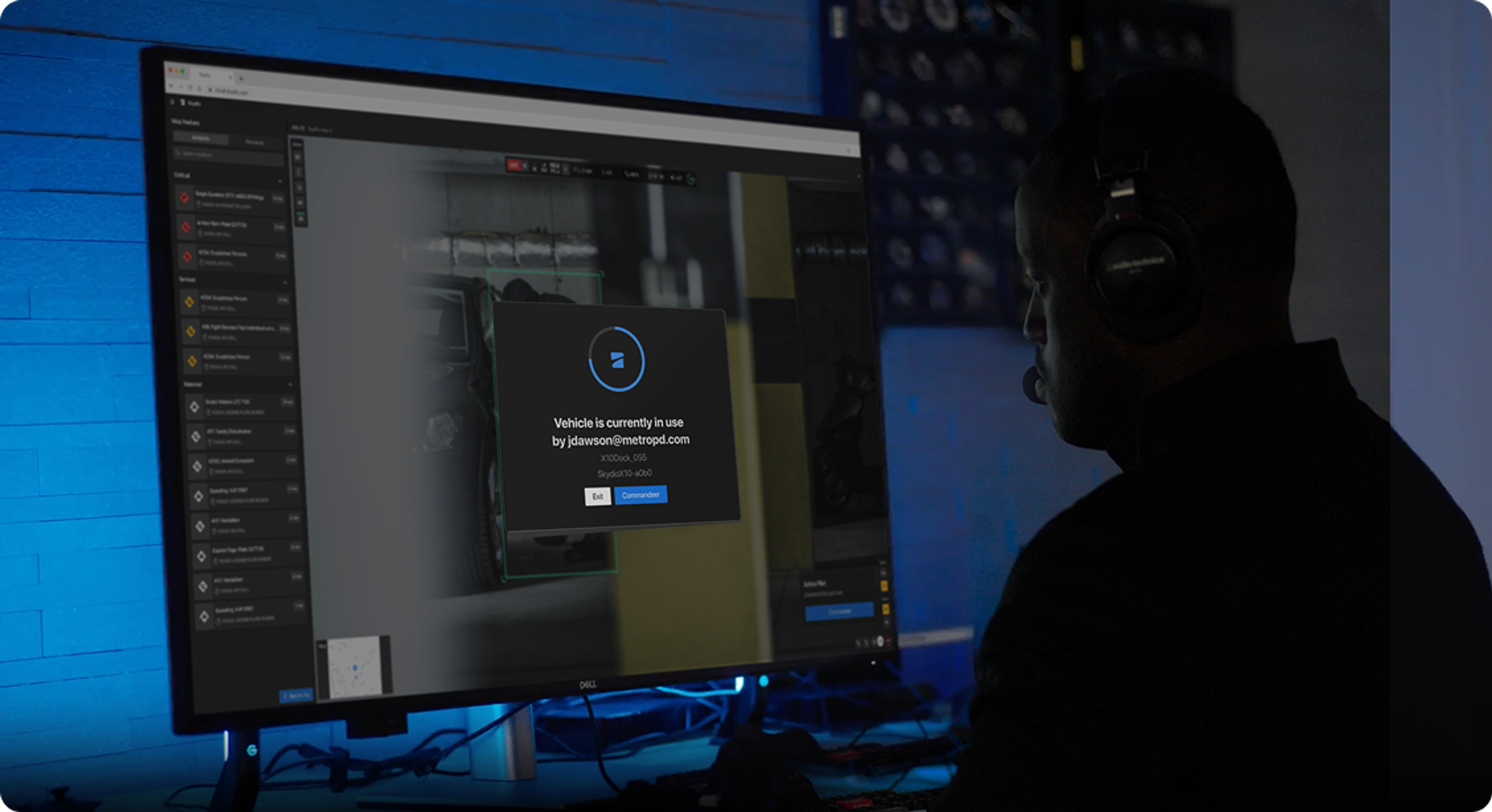 Pass or drone piloting to a remote pilot in Skydio DFR Command 