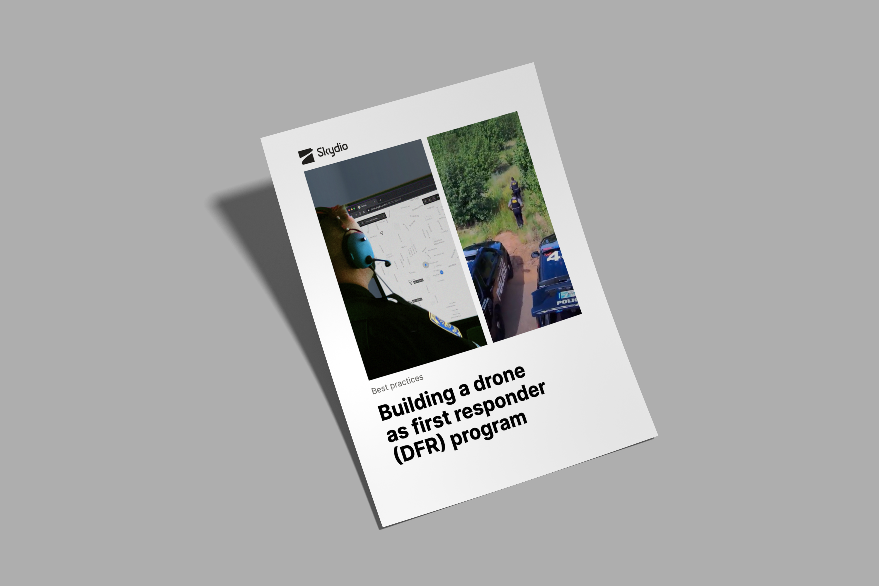image of Skydio best practices guide for building a drone as first responder (DFR) program