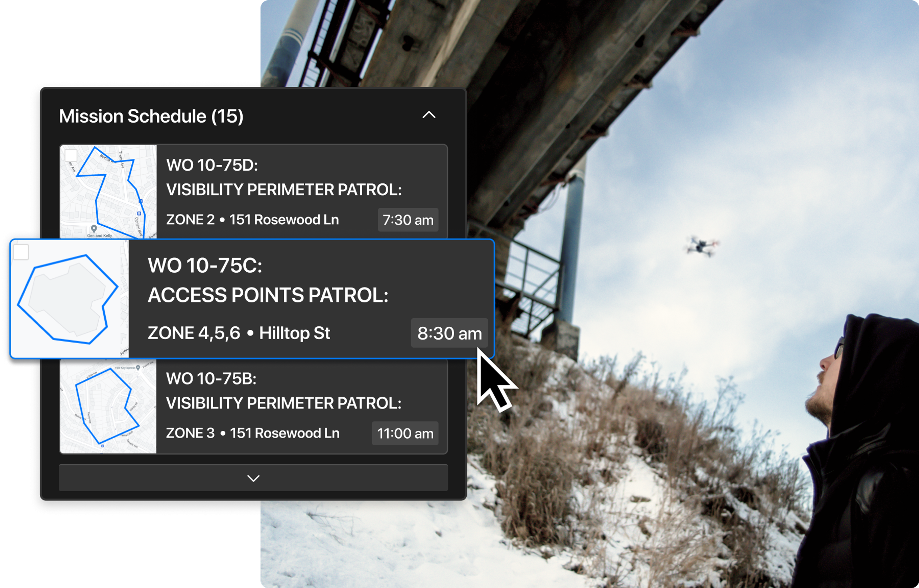 Planned Missions to automate patrols 