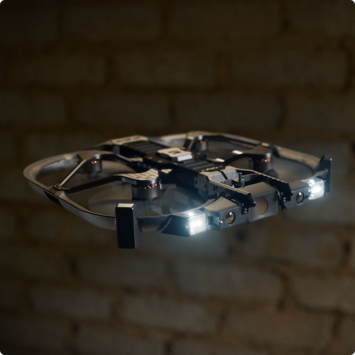Skydio R10 flying indoors