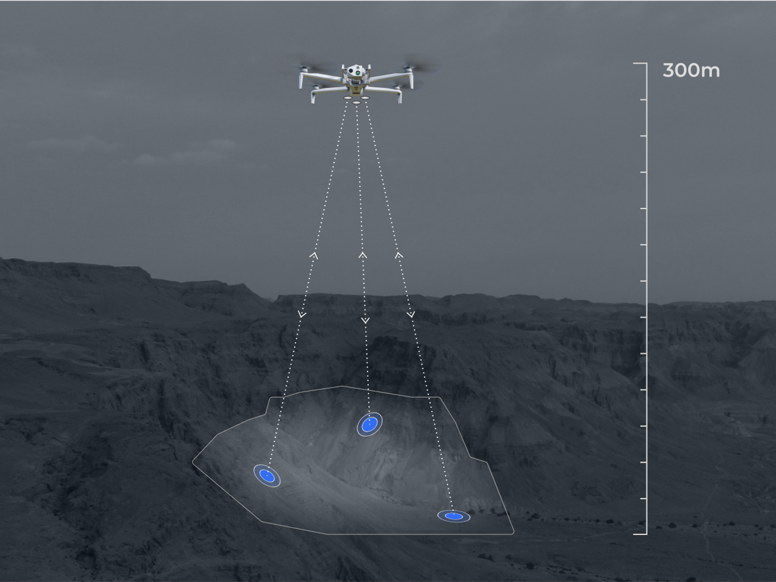 Skydio X10D flying and maintaining connectivity even when GNSS is unavailable