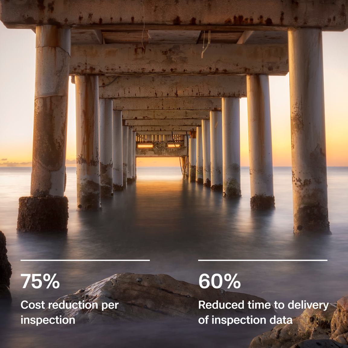 the underside of a bridge