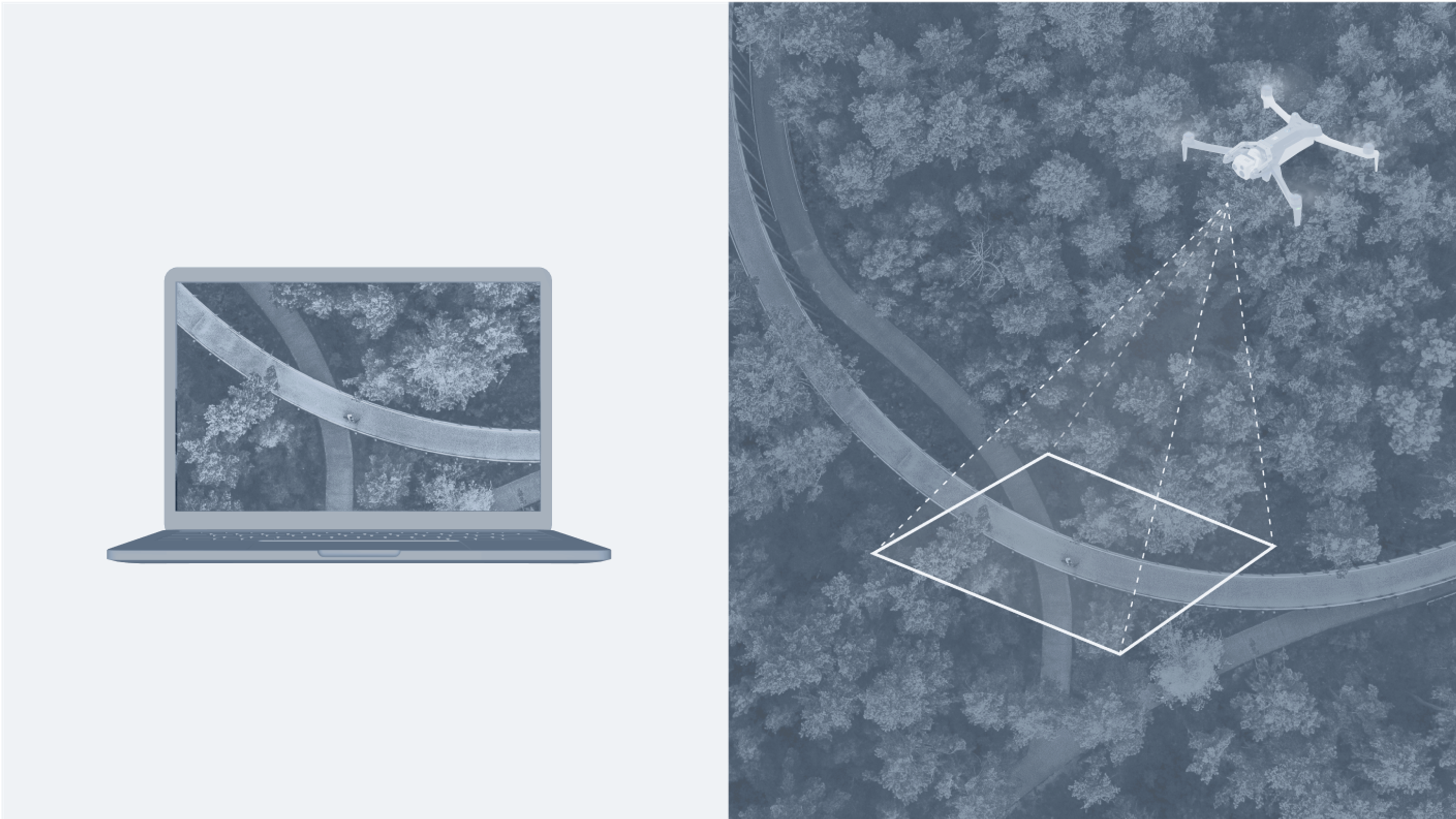 graphic showing Skydio Live Streaming software application