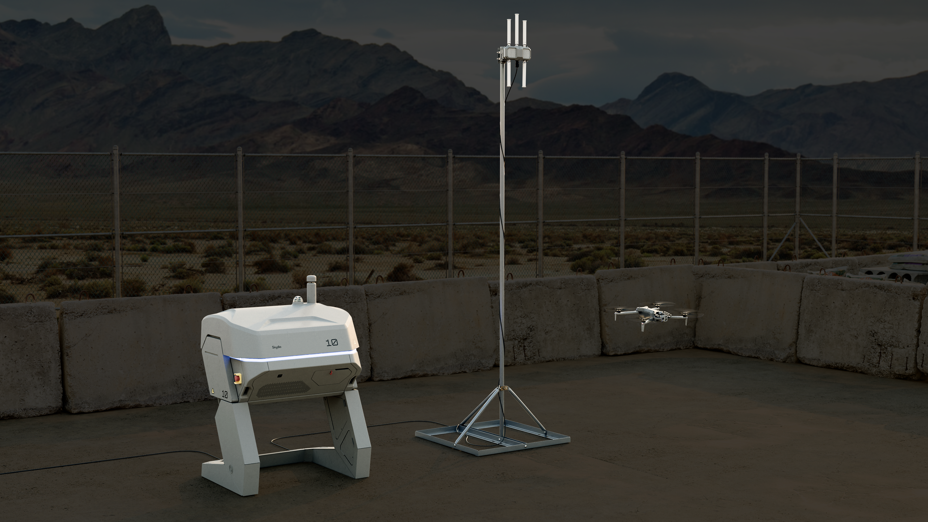 Skydio external radio extends network connectivity 