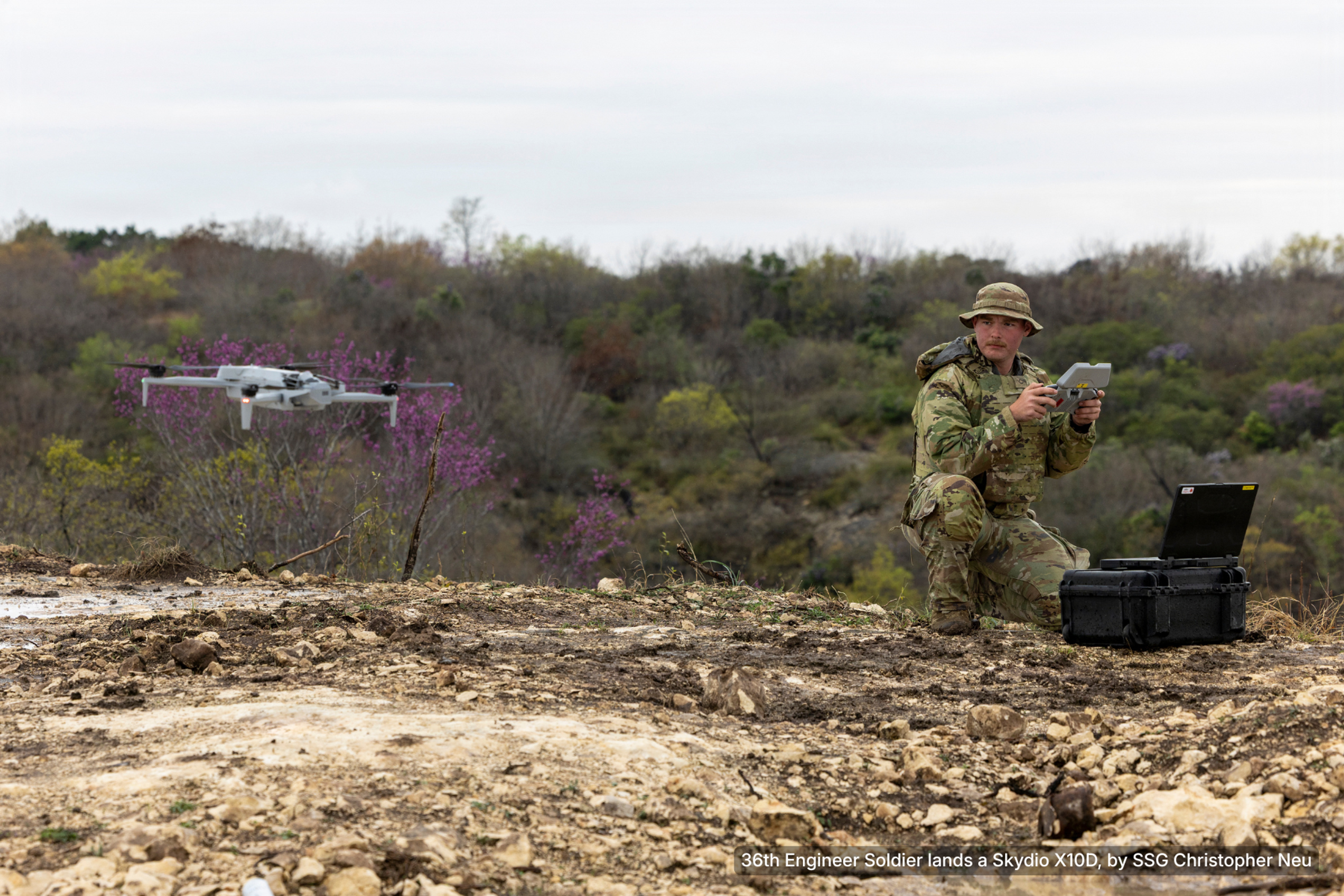 36th Engineer Soldier lands a Skydio X10D, by SSG Christopher Neu